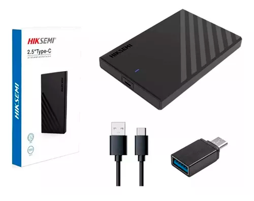 CARRY DISK  HIKSEMI CAJA EXTERNA DISCO RIGIDO 2.5  USB TIPO C 