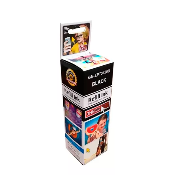 BOTELLA TINTA GNEISS NEGRO 664 T664 70ML ALTERNATIVA