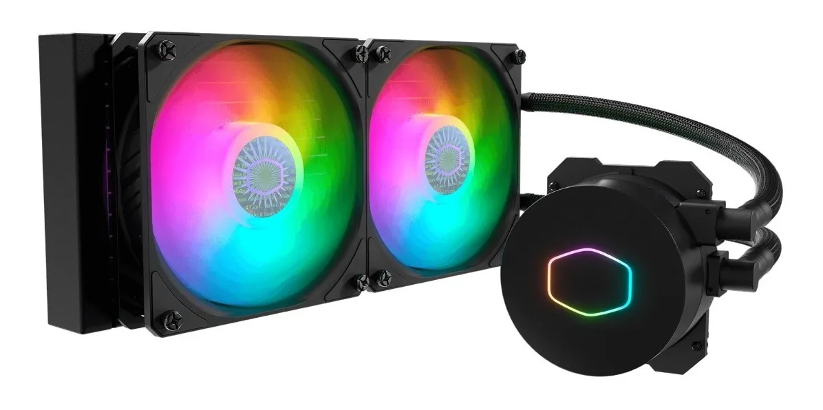 Water Cooler CPU CoolerMaster ML240L V2 ARGB Black Edition AM4 AM5 1200 1700 CON CONTROLADORA