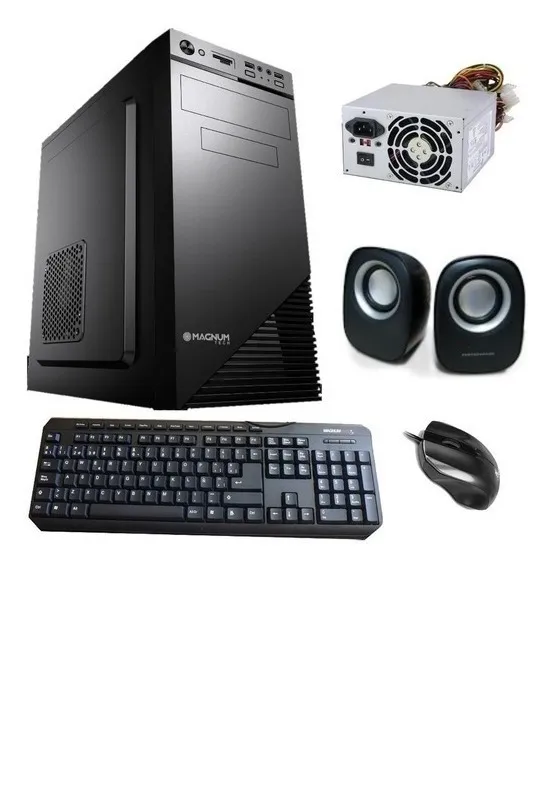 Gabinete Kit KELYX/Magnum/Sentey           Fuente 500w + Teclado + Mouse + Parlante