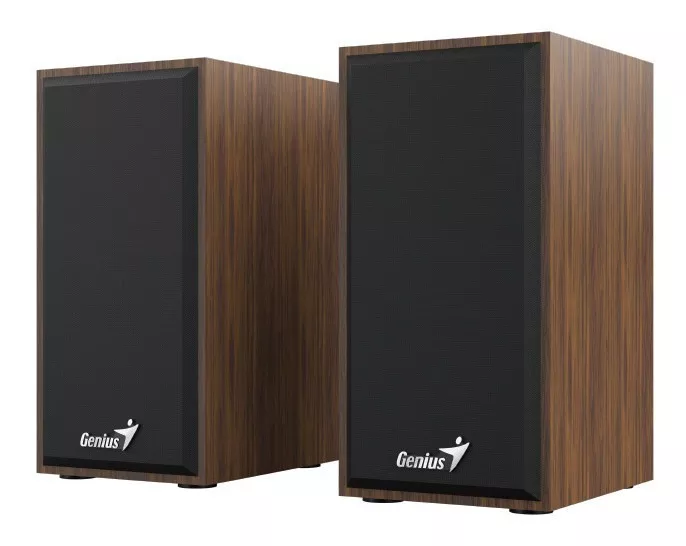Parlante Genius SP-HF180 MADERA  Marron/Negro   6W USB