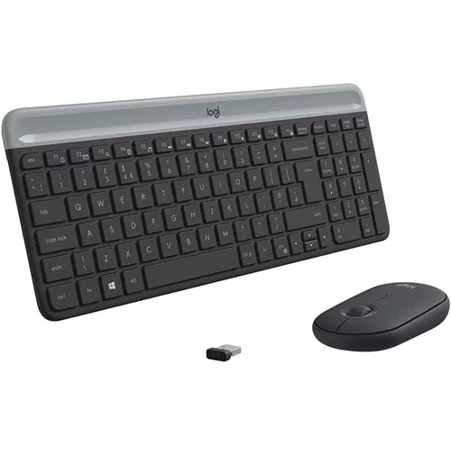 Combo Teclado y Mouse Wireless Logitech Mk470  SLIM   Varios colores
