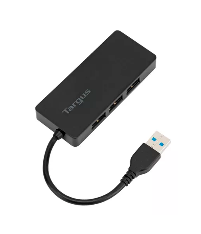 HUB USB  3.0 TARGUS ACH124US  X4 PUERTOS USB 3.0   Negro Aluminio Resistente