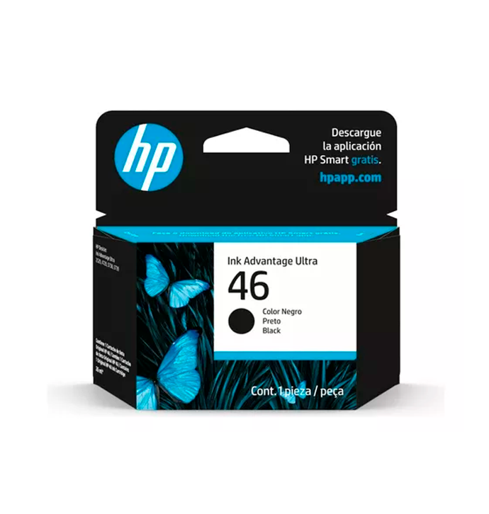 CARTUCHO TINTA HP 46 NEGRO