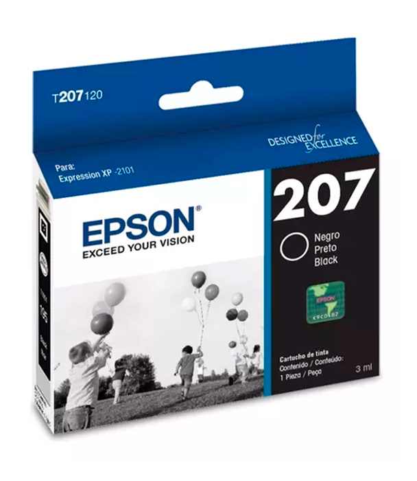 CARTUCHO TINTA EPSON 207 T207 NEGRO XP-2101 HC