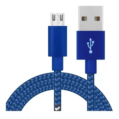 CABLE USB A MICRO USB 1 MTS  Mallado
