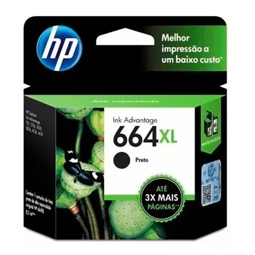 CARTUCHO TINTA HP 664XL NEGRO 8,5ML  2675 3635 4675 2135 4535 3775