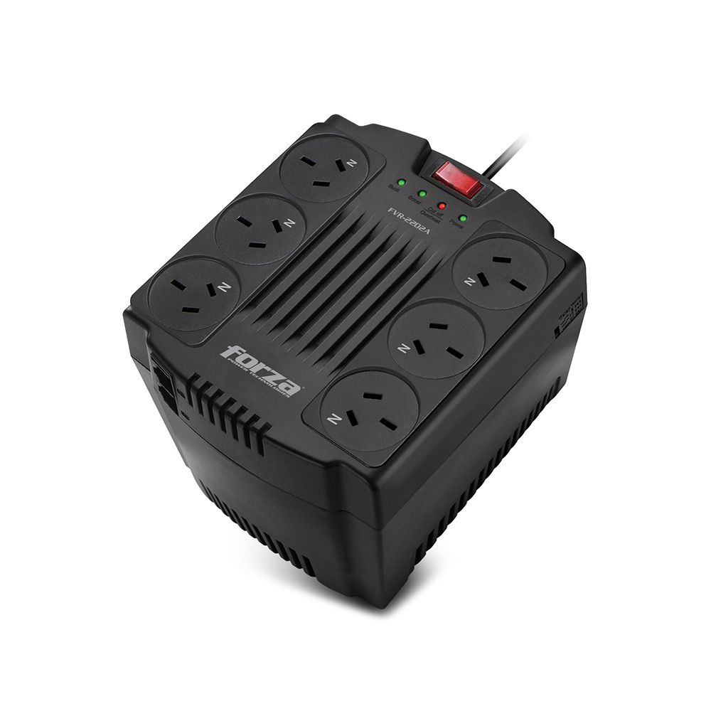 ESTABILIZADOR DE TENSION FORZA  2200VA  1100W  FVR-2202A