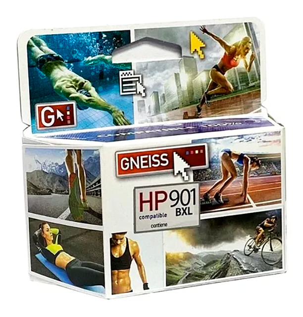 CARTUCHO TINTA GNEISS 901XL NEGRO 21ML 4500 4660 J4660 