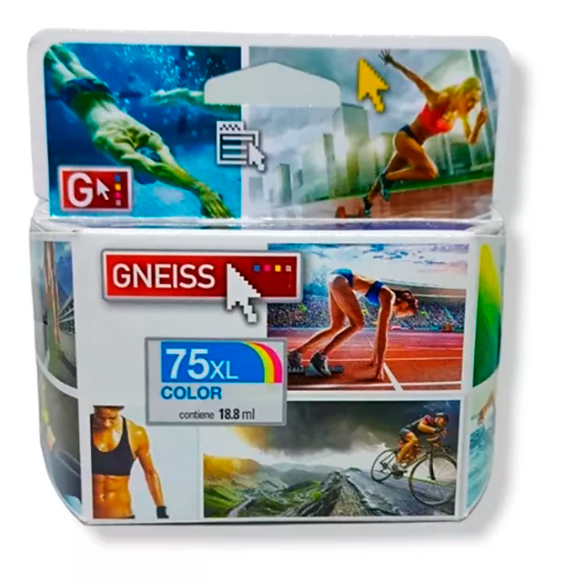 CARTUCHO TINTA GNEISS 75XL TRICOLOR 18,8ML C5180 C5280 C4280 C4480
