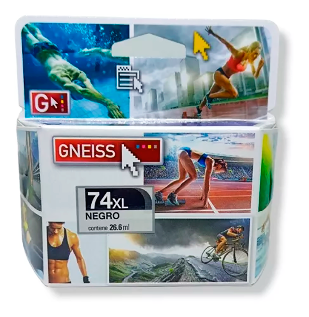CARTUCHO TINTA GNEISS 74XL NEGRO 26,6ML C5180 C5280 C4280 C4480