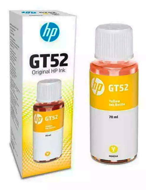 BOTELLA TINTA HP GT52 Amarilla 70ML