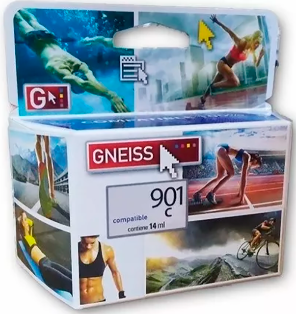 CARTUCHO TINTA  GNEISS 901 TRICOLOR  21ML 4500 4660 J4660 