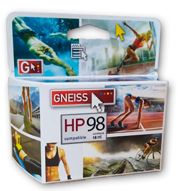 CARTUCHO TINTA GNEISS  98 NEGRO 18ML C4160 C4180 5940 8050