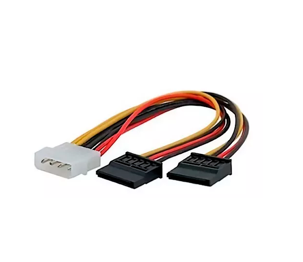 CABLE SATA POWER DOBLE MOLEX FUENTE