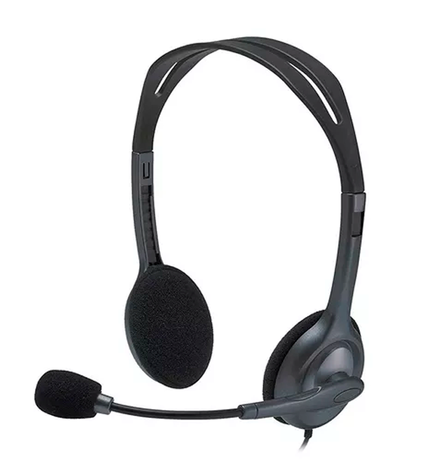 AURICULAR HEADSET  CON MICROFONO  LOGITECH H111 X1Jack