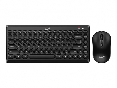 Combo MINI  Teclado Y Mouse Wireless Genius Q8000   LIGERO PRÁCTICO Y COMPACTO