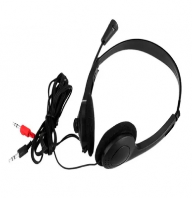 Auricular Headset Con Microfono Doble Conector PC-900