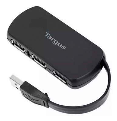 HUB USB 2.0 TARGUS ACH114US   4 PUERTOS   Diseño compacto 480 Mbps