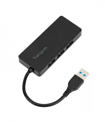 HUB USB  3.0 TARGUS ACH124US  X4 PUERTOS USB 3.0   Negro Aluminio Resistente