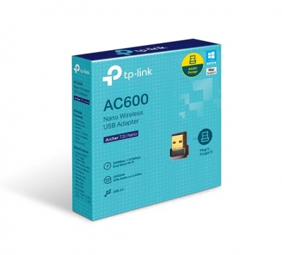 Placa de Red USB Tp-Link Archer T2U Nano AC600  DOBLE BANDA
