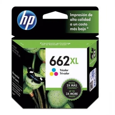 CARTUCHO TINTA HP 662XL TRICOLOR 8ML 1515 2515 2545 3515 3545 4645