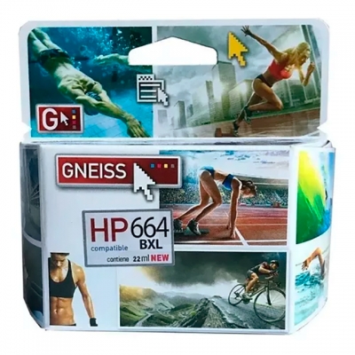CARTUCHO TINTA  GNEISS 664XL  NEGRO  22ML