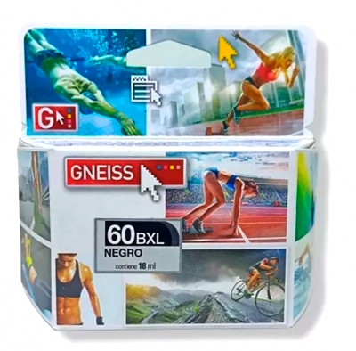 CARTUCHO TINTA GNEISS 60XL NEGRO 18ML F4280 F4480 D110 D1660