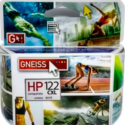 CARTUCHO TINTA GNEISS 122XL TRICOLOR 21ML 3050 2050