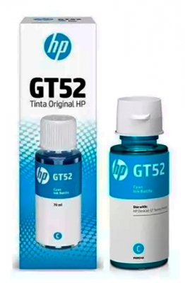 BOTELLA TINTA HP GT52 Cyan 70ML