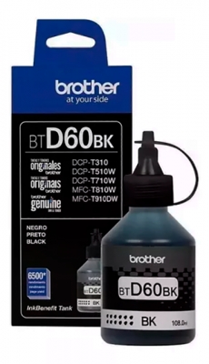 BOTELLA TINTA BROTHER NEGRO BTD60 