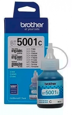 BOTELLA TINTA BROTHER BT5001 Cyan 