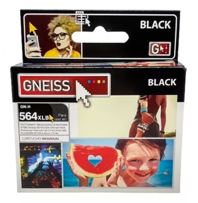 CARTUCHO TINTA GNEISS 564XL NEGRO  