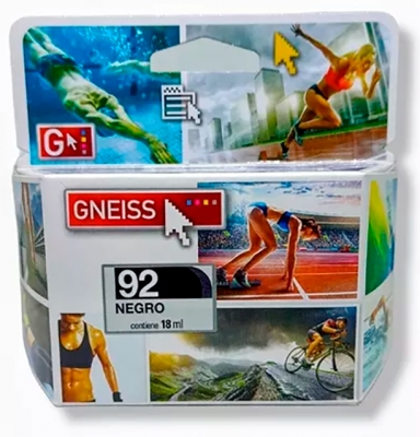 CARTUCHO TINTA GNEISS 92 NEGRO 18ML Psc1510 5440 6310
