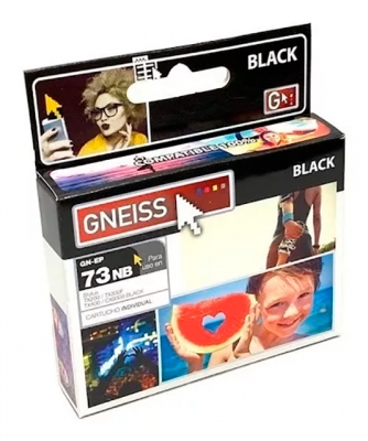 CARTUCHO TINTA GNEISS 73 73N  NEGRO PARA EPSON