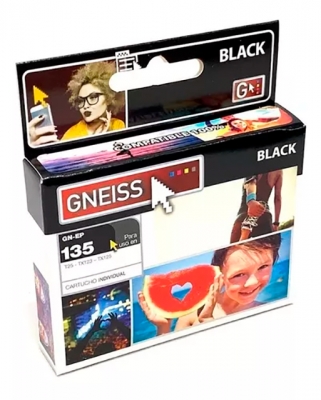 CARTUCHO TINTA GNEISS  135 T135 NEGRO PARA EPSON