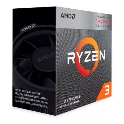 PROCESADOR AMD RYZEN 3 3200G 4.0GHZ TURBO + RADEON VEGA 8 - AM4