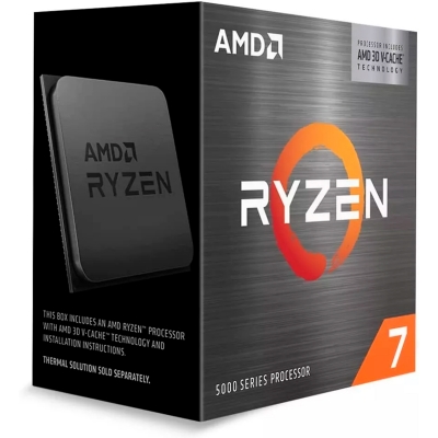 PROCESADOR AMD RYZEN 7 5800X3D 4.5GHZ TURBO + AMD 3D V-CACHE - AM4