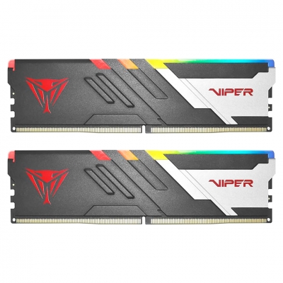 MEMORIA DDR5 PATRIOT 32GB 2X16 7400MHZ VIPER VENOM RGB BLK/SIR HS