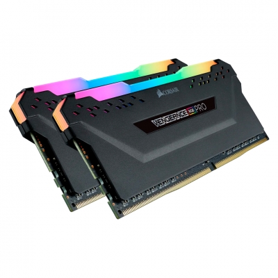 MEMORIA DDR4 CORSAIR 16GB 2X8GB 2666MHZ VENGEANCE RGB PRO BLACK