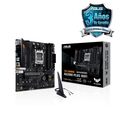 MOTHERBOARD ASUS TUF GAMING A620M-PLUS WIFI DDR5 - AM5