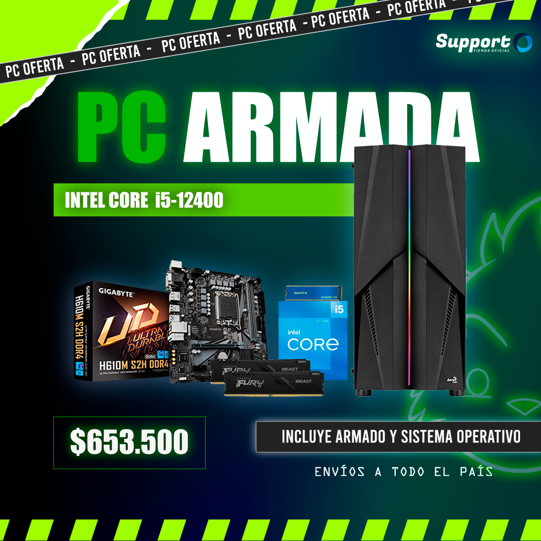 Pc Armada Intel Core i5 12400 Support Oficial