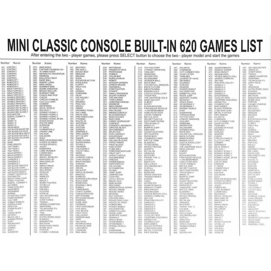 Consola Nippongame 8 Bits Retro + 2 Joysticks + 620 Juegos