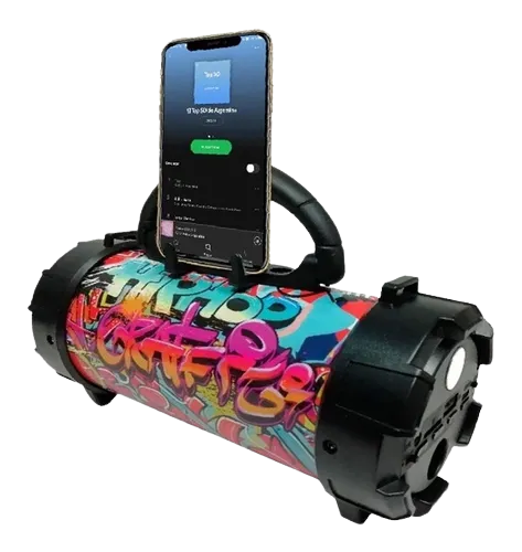 Parlante Portátil HBL Tech Bazooka Bluetooth Usb Radio FM