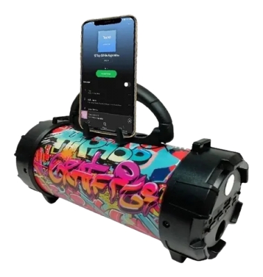 Parlante Portátil HBL Tech Bazooka Bluetooth Usb Radio FM